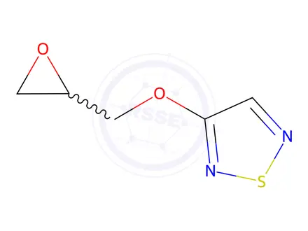 Chemical structure of 3-(Oxiran-2-Ylmethoxy)-1,2,5-Thiadiazole