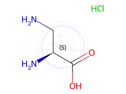 Chemical structure of 3-Amino-L-Alanine Hydrochloride