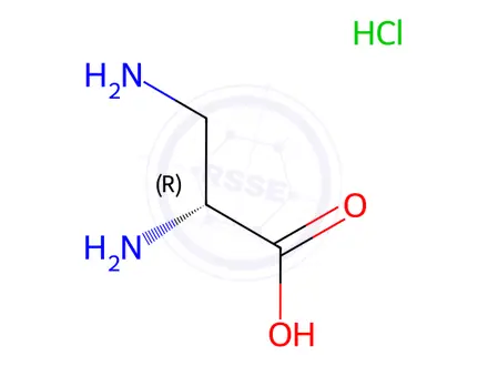 Chemical structure of H-D-Dap-OH · HCl