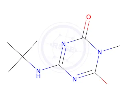 Chemical structure of 6-(tert-Butylamino)-3-methyl-1,3,5-triazine-2,4(1H,3H)-dione