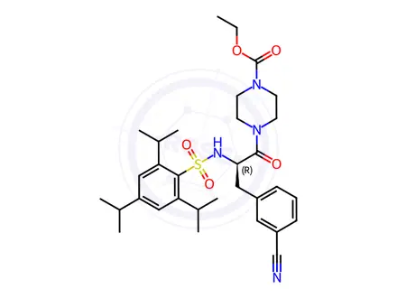 Chemical structure of Upamostat Impurity 2