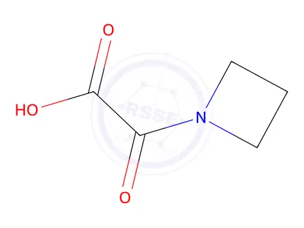 Chemical structure of 2-(1-Azetidinyl)-2-oxoacetic Acid