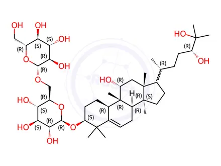 Chemical structure of Mogroside II-A2