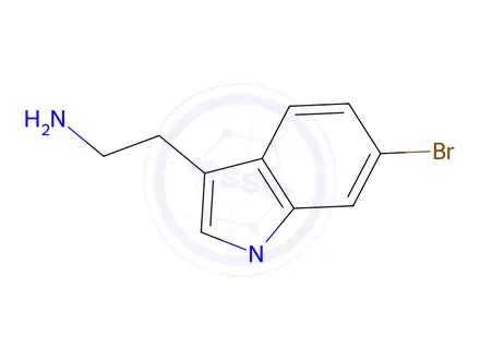 Chemical structure of 2-(6-Bromo-1-ethyl-1h-indol-3-yl)ethan-1-amine