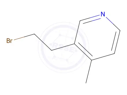 Chemical structure of 3-(2-Bromoethyl)-4-methylpyridine