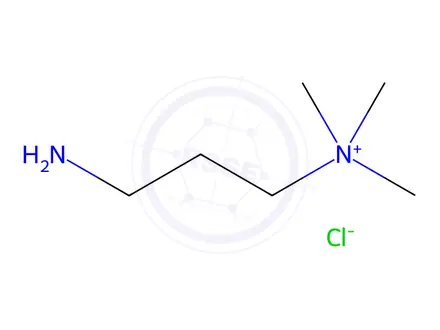 Chemical structure of (3-aminopropyl)trimethylazanium chloride