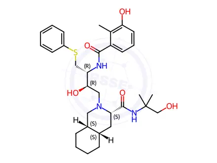 Chemical structure of Nelfinavir Impurity 2