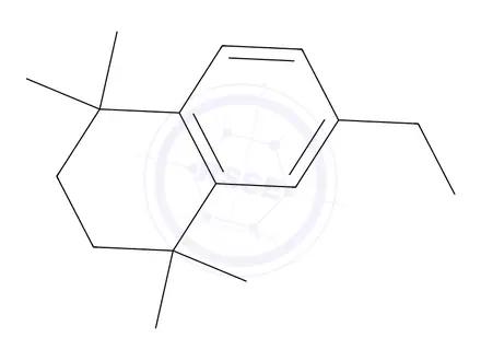 Chemical structure of 6-Ethyl-1,2,3,4-tetrahydro-1,1,4,4-tetramethylnaphthalene