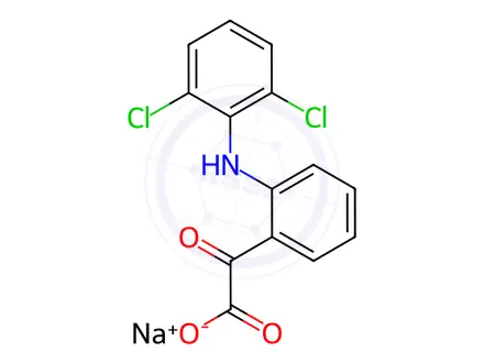 Chemical structure of Keto Diclofenac Sodium Salt