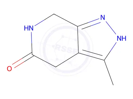 Chemical structure of 3-Methyl-6,7-dihydro-2H-pyrazolo[3,4-c]pyridin-5(4H)-one