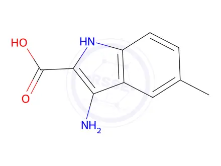 Chemical structure of 3-Amino-5-methyl-1H-indole-2-carboxylic acid