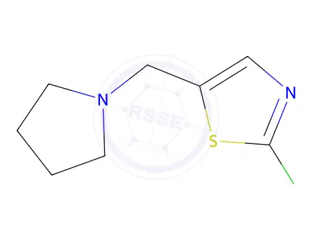 Chemical structure of 2-Chloro-5-(pyrrolidin-1-ylmethyl)-1,3-thiazole