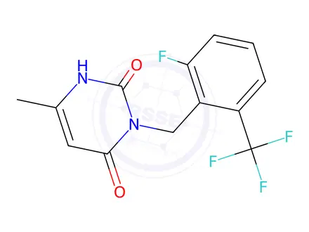 Chemical structure of Elagolix Impurity 154