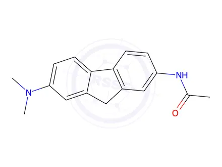 Chemical structure of N-(7-(Dimethylamino)-9H-fluoren-2-yl)acetamide
