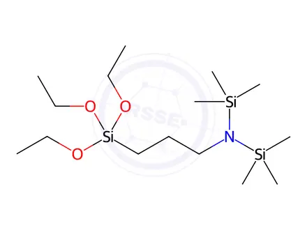 Chemical structure of Silanamine, 1,1,1-trimethyl-N-[3-(triethoxysilyl)propyl]-N-(trimethylsilyl)-