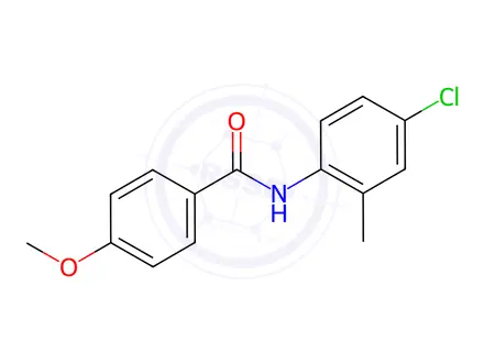 Chemical structure of N-(4-Chloro-2-methylphenyl)-4-methoxybenzamide