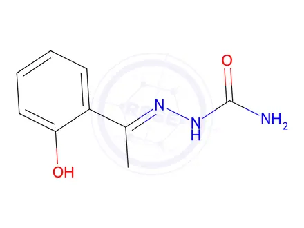 Chemical structure of 2'-Hydroxyacetophenone semicarbazone