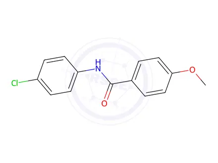 Chemical structure of N-(4-Chlorophenyl)-4-methoxybenzamide