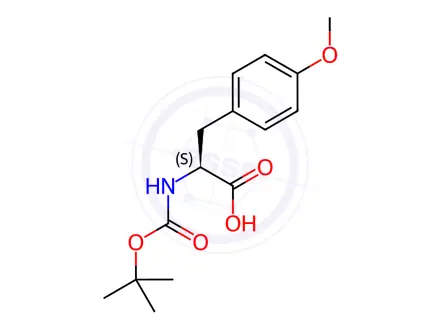 Chemical structure of Boc-Tyr(Me)-OH