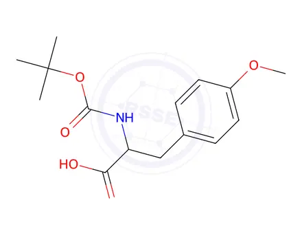 Chemical structure of BOC-DL-TYR(ME)-OH