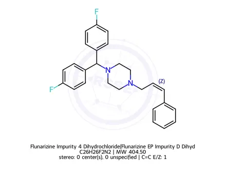 Chemical structure of Flunarizine EP Impurity D