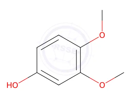 Chemical structure of 3,4-Dimethoxyphenol