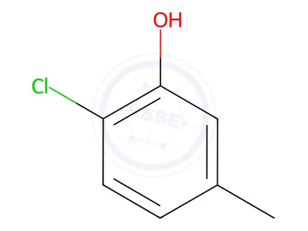 Chemical structure of 2-Chloro-5-Methylphenol