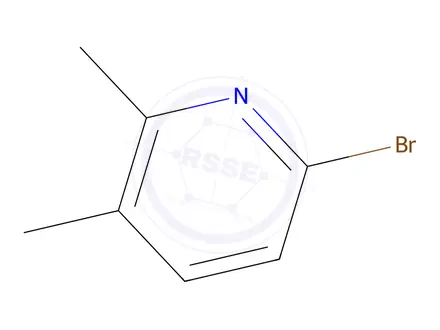 Chemical structure of 6-bromo-2,3-dimethylpyridine