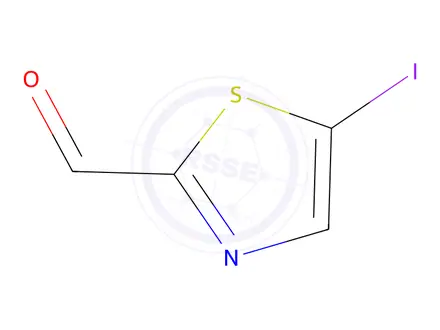 Chemical structure of 5-iodo-1,3-thiazole-2-carbaldehyde
