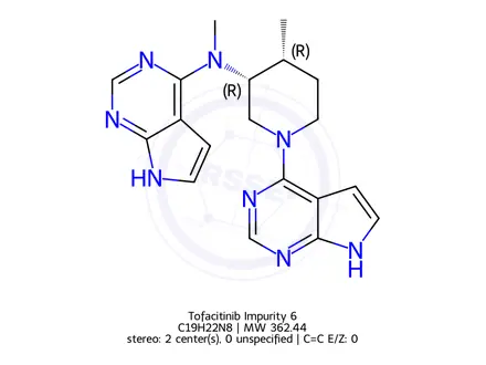 Chemical structure of Tofacitinib Impurity 98