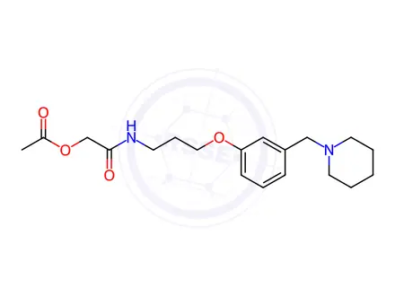 Chemical structure of Roxatidine acetate