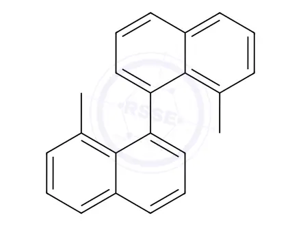 Chemical structure of 8,8'-Dimethyl-1,1'-binaphthalene