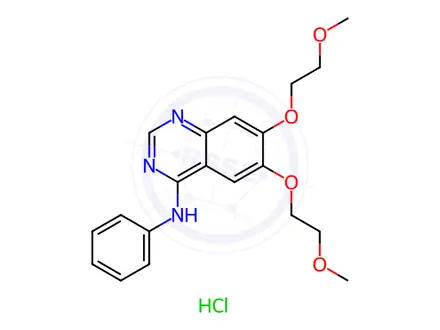 Chemical structure of Erlotinib Impurity 9 Hydrochloride