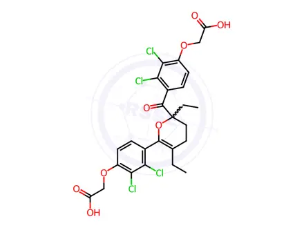 Chemical structure of Ethacrynic Acid Impurity 7