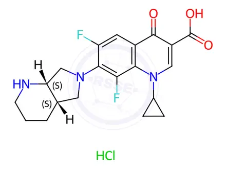 Chemical structure of Moxifloxacin EP Impurity A(Hydrochloride)