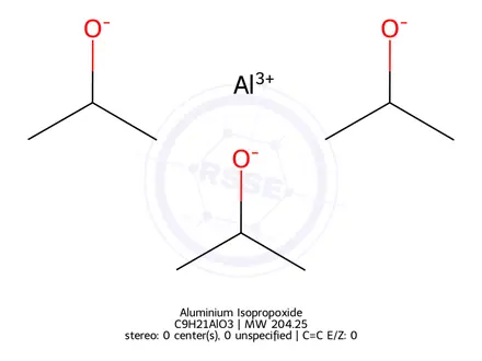 Chemical structure of Aluminium Isopropoxide