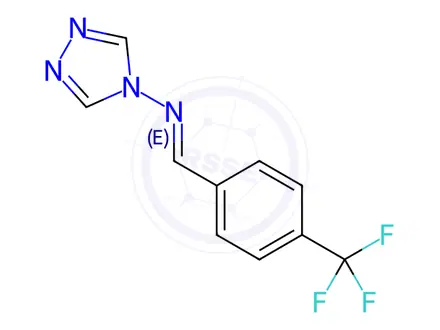 Chemical structure of N-(4H-1,2,4-Triazol-4-yl)-1-(4-(trifluoromethyl)phenyl)methanimine