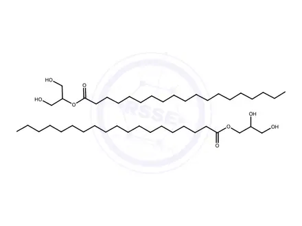 Chemical structure of Monononadecanoin