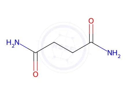 Chemical structure of SUCCINAMIDE