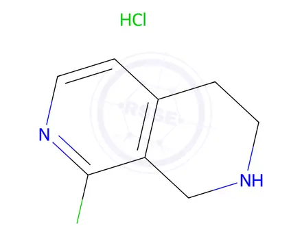 Chemical structure of 8-Chloro-1,2,3,4-tetrahydro-2,7-naphthyridine hydrochloride