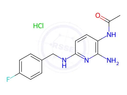 Chemical structure of D 13223(Flupirtine Metabolite)