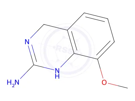Chemical structure of 8-Methoxy-3,4-dihydroquinazolin-2-amine