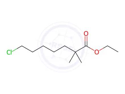 Chemical structure of Ethyl 7-chloro-2,2-dimethylheptanoate