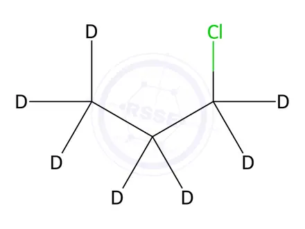Chemical structure of 1-Chloropropane D7