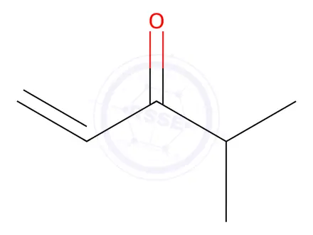 Chemical structure of 4-METHYL-1-PENTENE-3-ONE