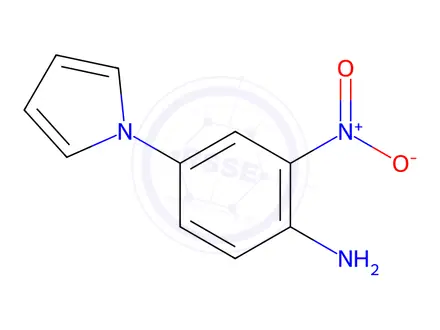 Chemical structure of 2-nitro-4-(1H-pyrrol-1-yl)aniline