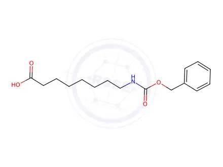 Chemical structure of 8-(Cbz-amino)octanoic Acid