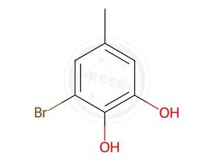 Chemical structure of 3-Bromo-5-methylbenzene-1,2-diol