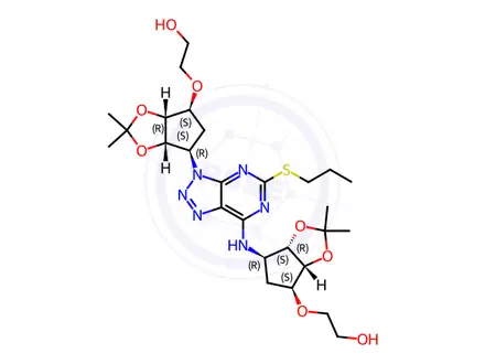Chemical structure of Ticagrelor Impurity 168
