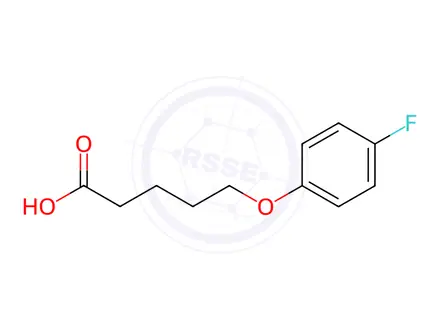 Chemical structure of 5-(4-Fluorophenoxy)valeric Acid